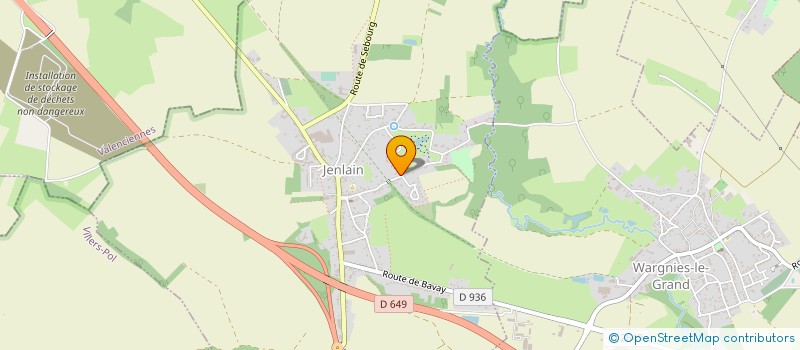 localisation de l'entreprise RAINETTE à JENLAIN