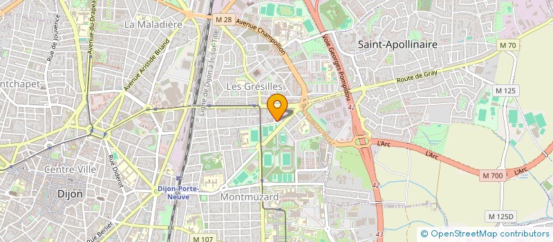 localisation de l'entreprise RAINETTE à DIJON