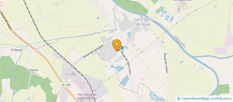 localisation de l'entreprise RAINFOREST  SAINT-JEAN-DE-RIVES