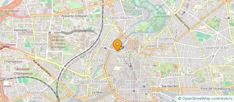 localisation de l'entreprise RAINFOREST SANTE  RENNES