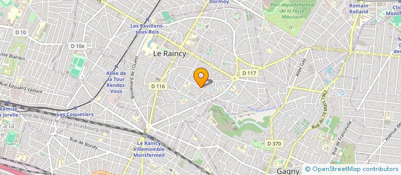 localisation de l'entreprise RAINHO  LE RAINCY