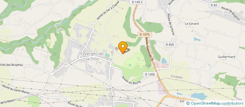 localisation de l'entreprise RAINHOLD  FAVERGES-DE-LA-TOUR