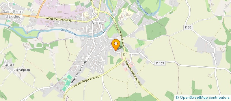 localisation de l'entreprise RAINNWORKS  CIVRAY