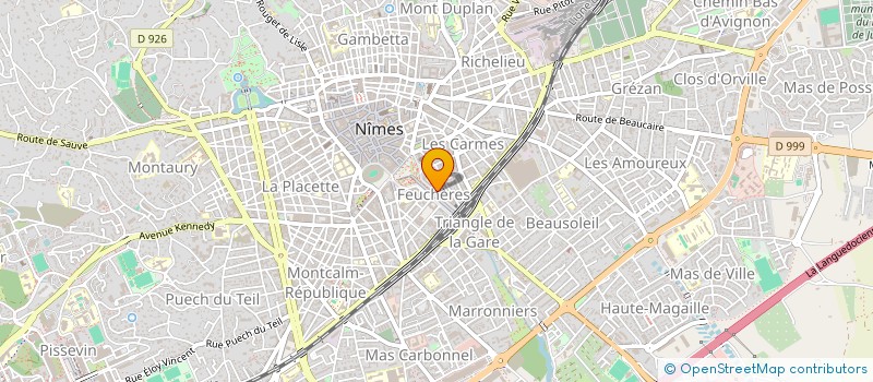 localisation de l'entreprise RAINOFRE'S à NIMES