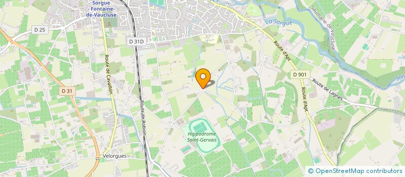 localisation de l'entreprise RAINTEAU TRANSPORTS à L ISLE SUR LA SORGUE