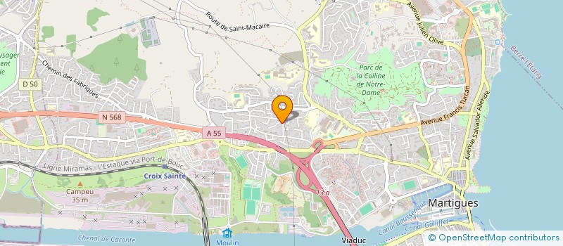 localisation de l'entreprise RAIOLA VTC  MARTIGUES