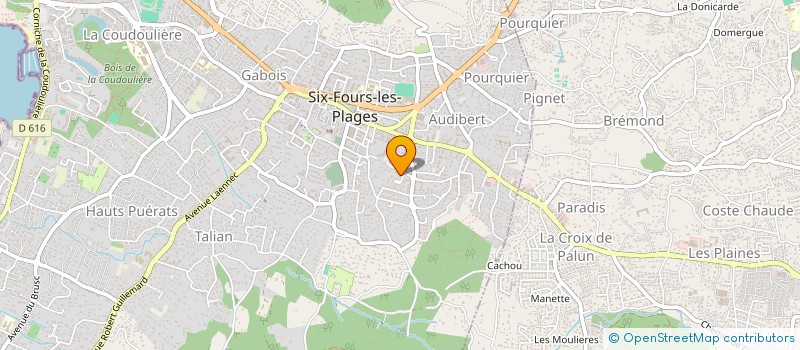 localisation de l'entreprise RAIOULET DE SIX FOURS CENT CULT DE SICIE à SIX-FOURS-LES-PLAGES