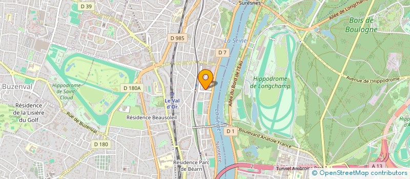 localisation de l'entreprise RAIS PARTNERS à SAINT-CLOUD