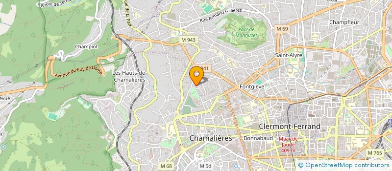 localisation de l'entreprise RAISAUDIT  CLERMONT-FERRAND