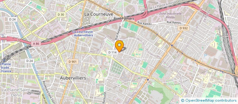 localisation de l'entreprise RAISE à AUBERVILLIERS