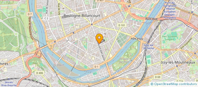 localisation de l'entreprise RAISE à BOULOGNE-BILLANCOURT