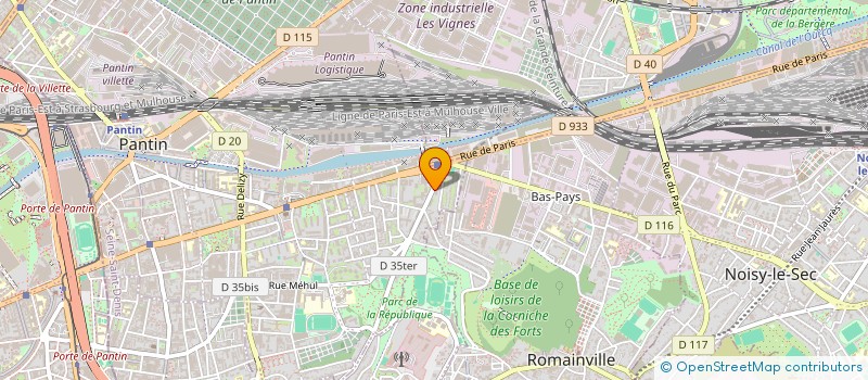 localisation de l'entreprise RAISE IN HOP  PANTIN