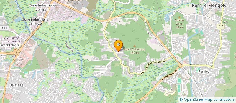 localisation de l'entreprise RAISE THE BARRE  REMIRE-MONTJOLY