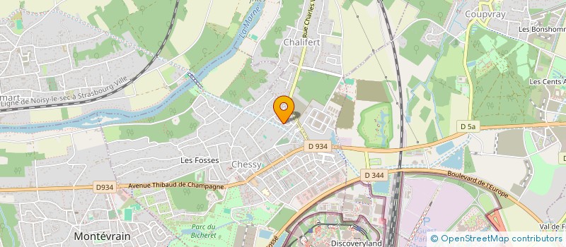 localisation de l'entreprise RAISEL  CHESSY