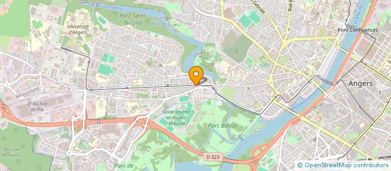 localisation de l'entreprise RAISIN à ANGERS