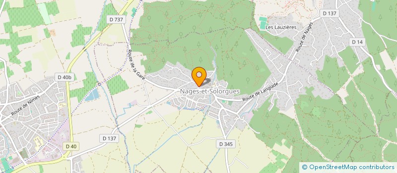 localisation de l'entreprise RAISIN & DERIVES à NAGES-ET-SOLORGUES