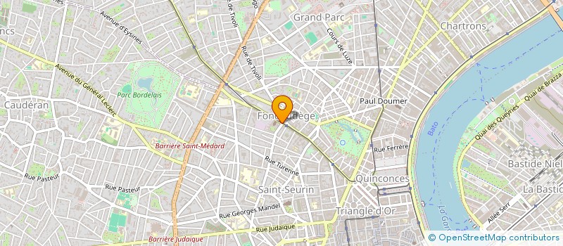 localisation de l'entreprise RAISINS & COPAINS à BORDEAUX