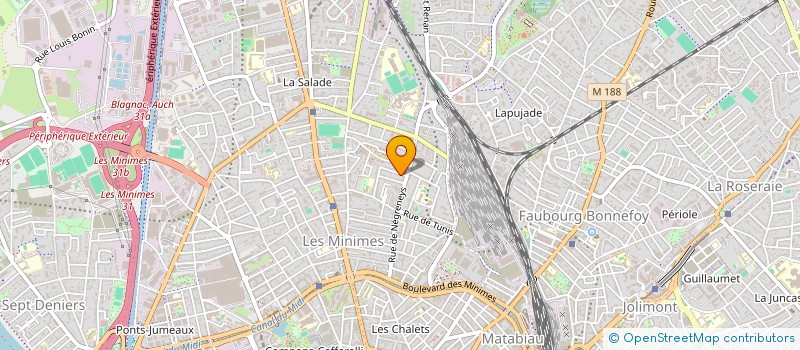 localisation de l'entreprise RAISINS ET AMANDES  TOULOUSE