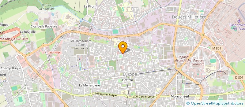 localisation de l'entreprise RAISINVILLE 27  TOURS