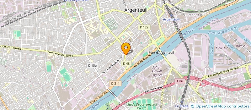 localisation de l'entreprise RAISO VAL D OISE  ARGENTEUIL