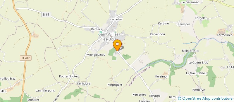 localisation de l'entreprise RAISON  SAINT-GILLES-LES-BOIS