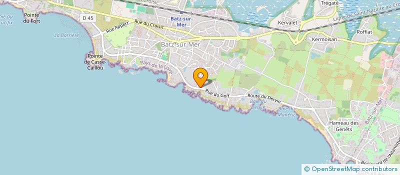 localisation de l'entreprise RAISON D'ETRE  BATZ-SUR-MER