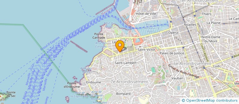 localisation de l'entreprise RAISON D'ETRE à MARSEILLE