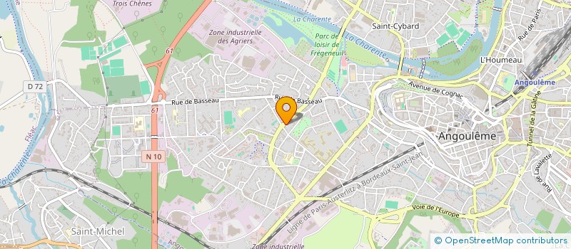 localisation de l'entreprise RAISON DE PLUS à ANGOULEME