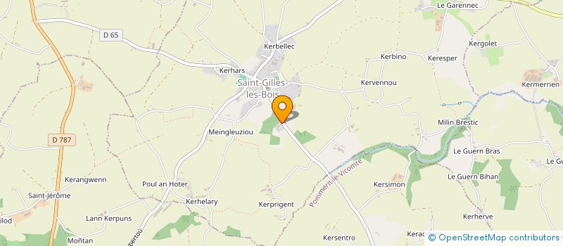 localisation de l'entreprise RAISON LE MEUR  SAINT-GILLES-LES-BOIS