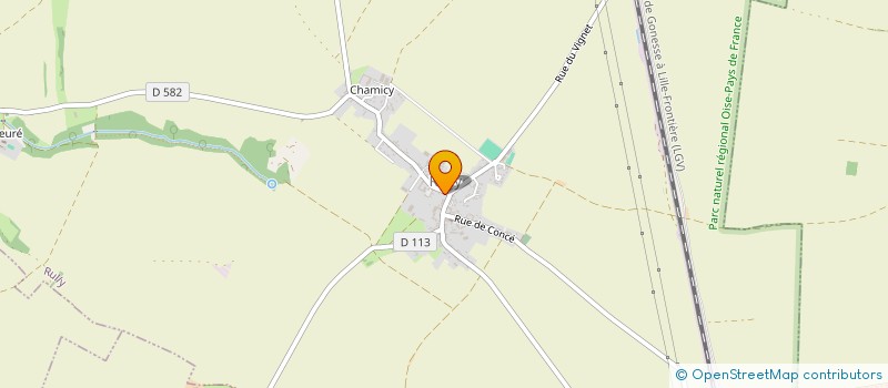 localisation de l'entreprise RAISONAG à RULLY