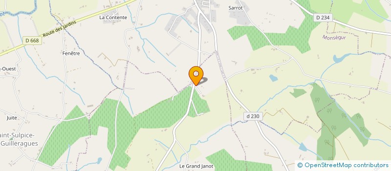 localisation de l'entreprise RAISONNONS BOIS  SAINTE-GEMME