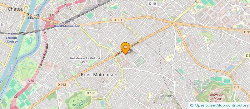 localisation de l'entreprise RAISONS DE JOUER à RUEIL-MALMAISON