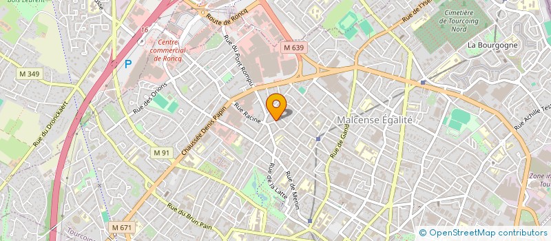 localisation de l'entreprise RAISS  TOURCOING