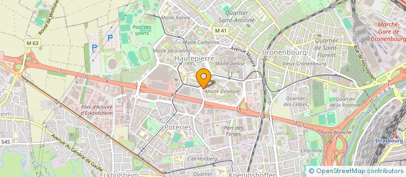 localisation de l'entreprise RAISSALIA  STRASBOURG