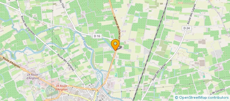 localisation de l'entreprise RAIVAVE  CAVAILLON