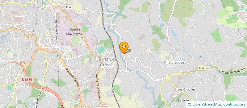 localisation de l'entreprise RAIVEL  GRASSE