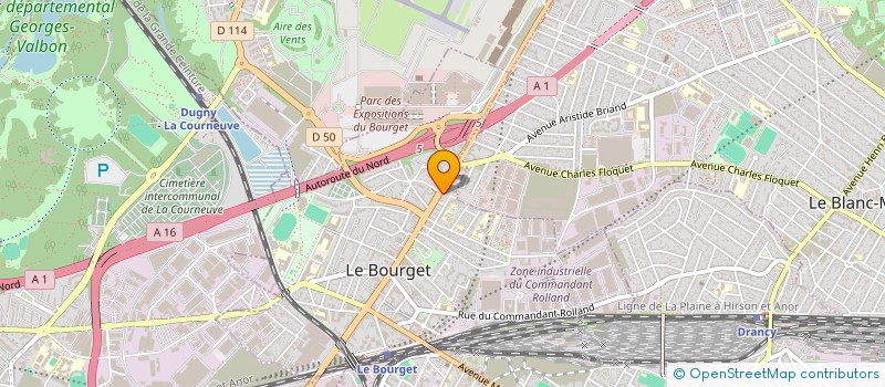 localisation de l'entreprise RAIYAN TELCOM à LE BOURGET