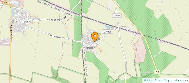 localisation de l'entreprise RAJ GASTRONOMIE  MONTBRE