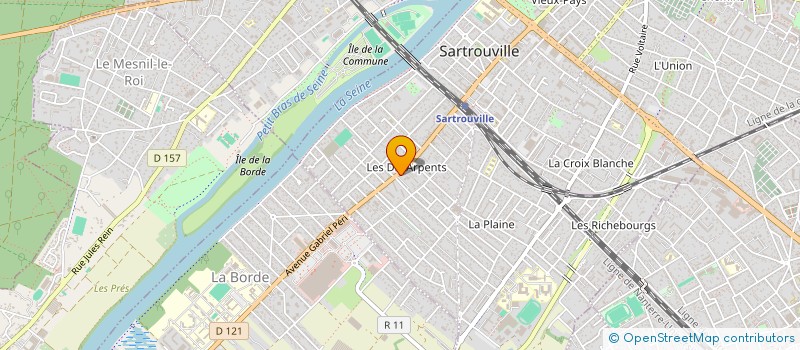 localisation de l'entreprise RAJ IT CONSULTING à SARTROUVILLE