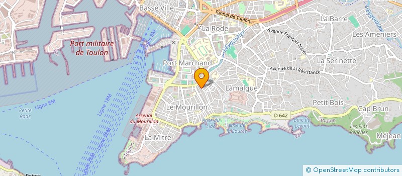 localisation de l'entreprise RAJ MAHAL à TOULON