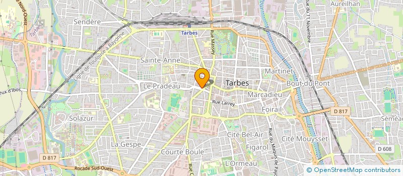 localisation de l'entreprise RAJ MAHAL  TARBES