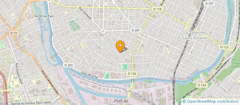 localisation de l'entreprise RAJ2  SAINT-MAUR-DES-FOSSES