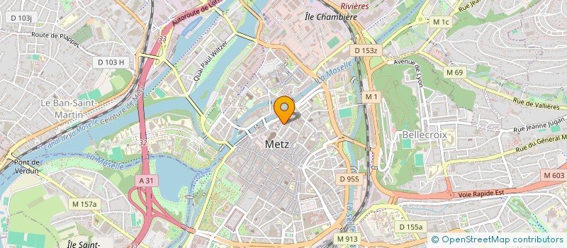 localisation de l'entreprise RAJA  METZ