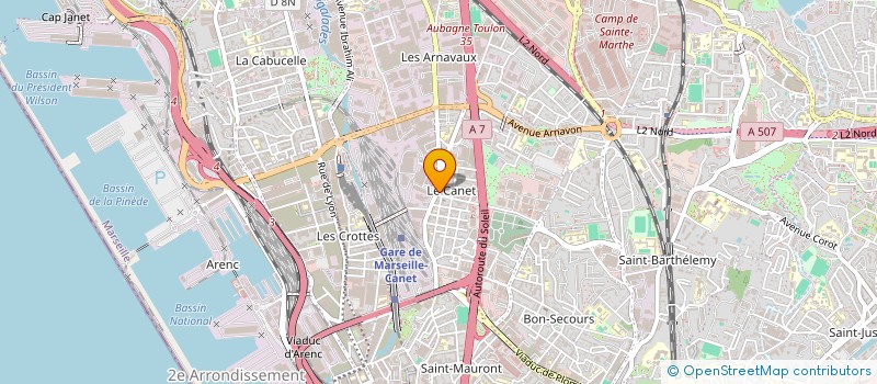 localisation de l'entreprise RAJA à MARSEILLE