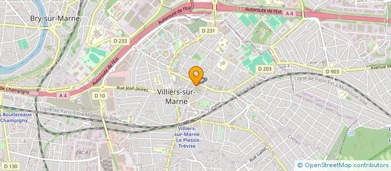 localisation de l'entreprise RAJA ENTREPRISE à VILLIERS-SUR-MARNE