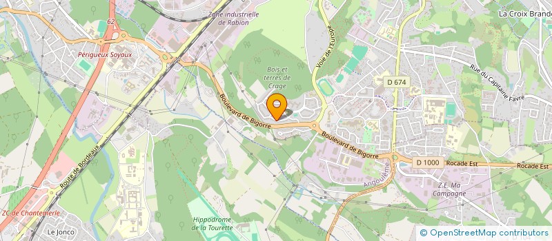 localisation de l'entreprise RAJA FRERES à ANGOULEME