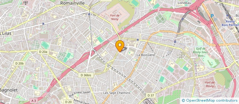 localisation de l'entreprise RAJA PC WORKS à MONTREUIL