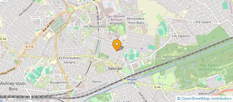 localisation de l'entreprise RAJA TRANSPORTS à SEVRAN