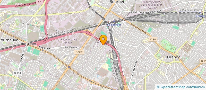 localisation de l'entreprise RAJAH - FINANCE à DRANCY