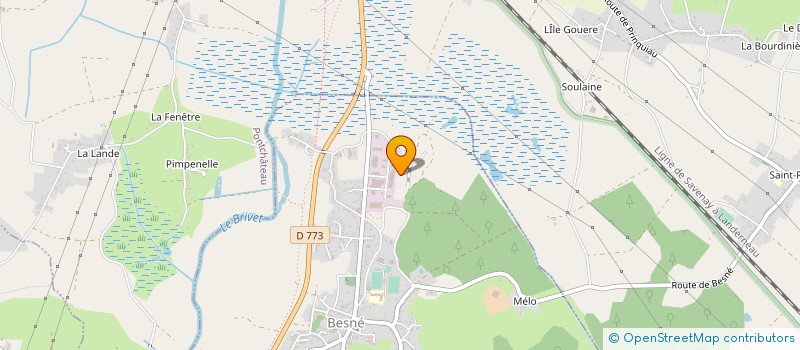 localisation de l'entreprise RAJALU à BESNE